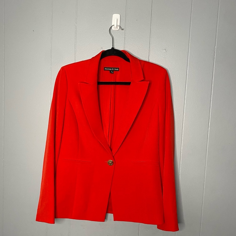 Red Preston & York Blazer
